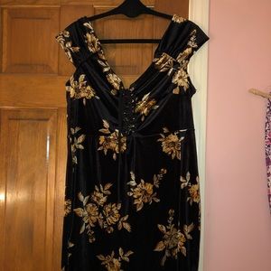 A velvet dress from Forever 21